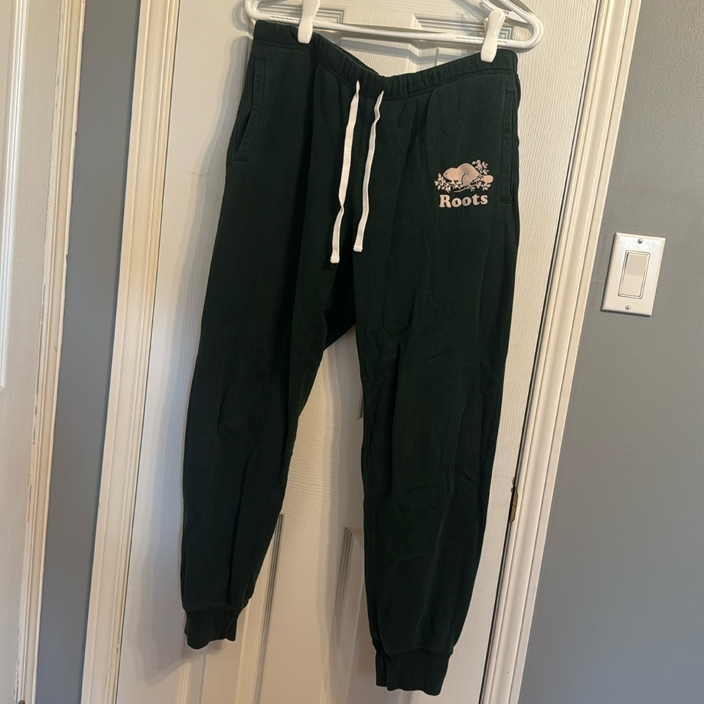 Forest Green Roots Sweat Pants